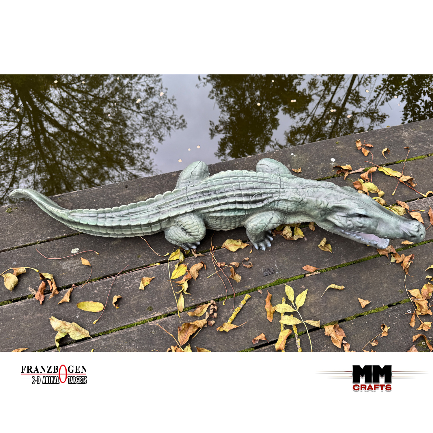 MAP Wildforms Franzbogen 3D Target Krokodil, klein – Bild 3