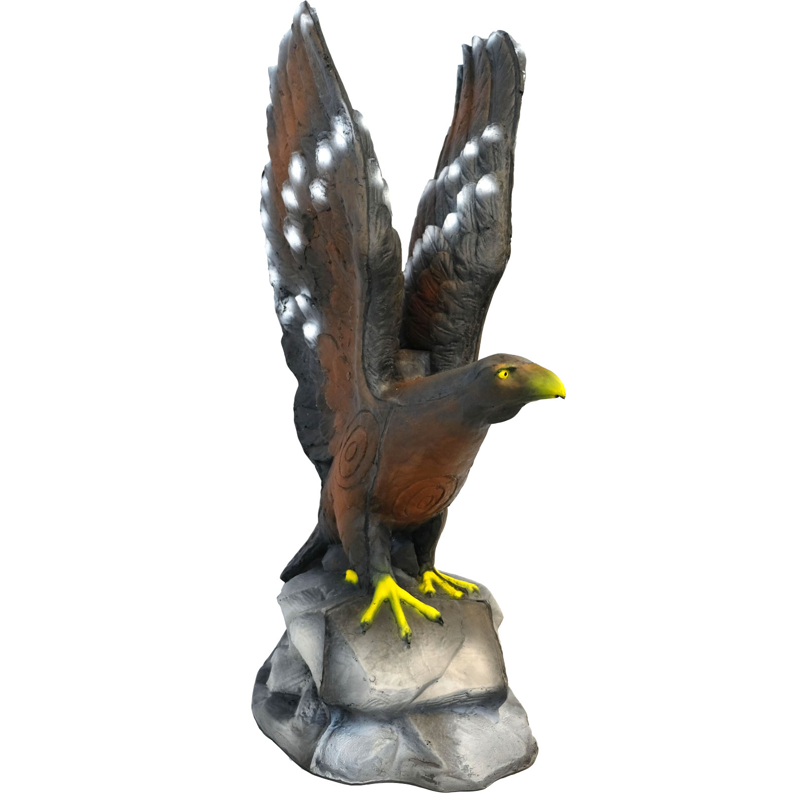 steinadler zielfigur für den bogensport